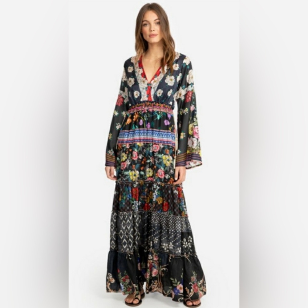 RARE Johnny Was Dunas dress Size XS
